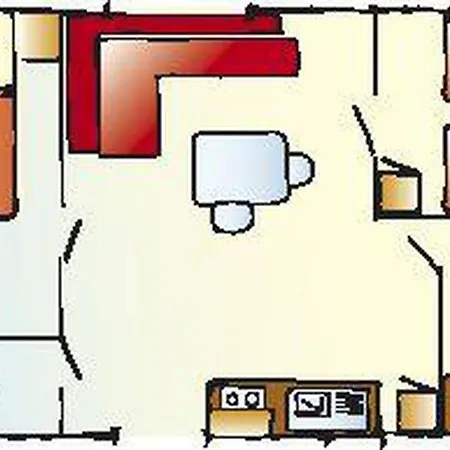 Campingplatz Mobil 27m² Avec Terrasse - 5 Personnes - Api-1-52-308 Limeuil
